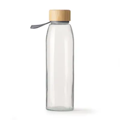 BAMBU KAPAKLI CAM SU ŞİŞESi 500ML - 1