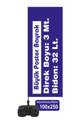 Büyük Poster Bayrak - 1