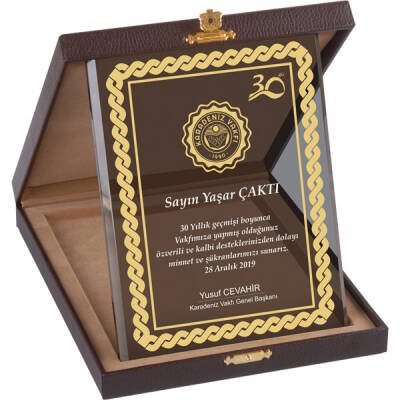 KRİSTAL PLAKET - 1