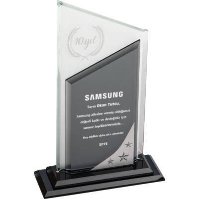 KRİSTAL PLAKET - 1