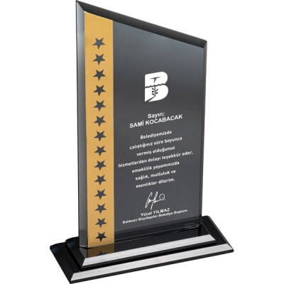 KRİSTAL PLAKET - 1