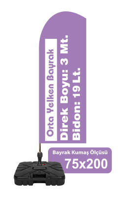 Orta Yelken Bayrak - 1