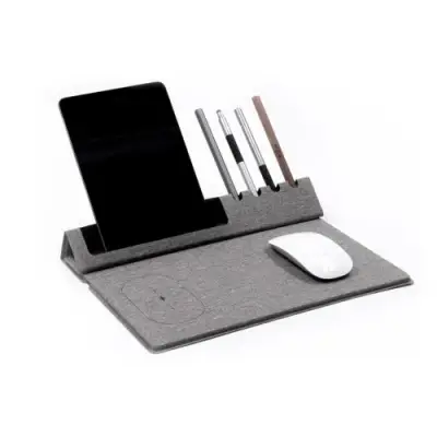 PORTATİF KABLOSUZ SARJ ÖZELLİKLİ MOUSEPAD - 1